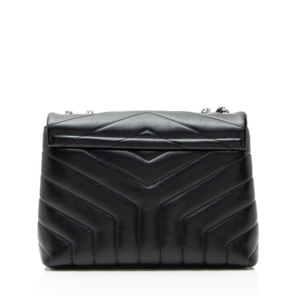 Saint Laurent Matelasse Calfskin Monogram LouLou Chain Small Shoulder Bag - Picture 4 of 10